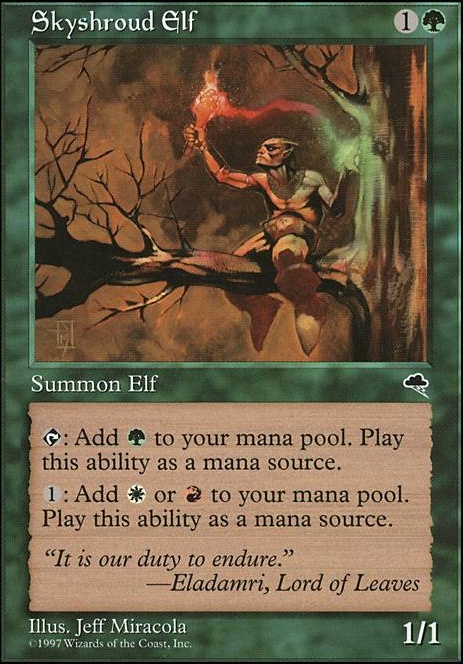 Featured card: Skyshroud Elf