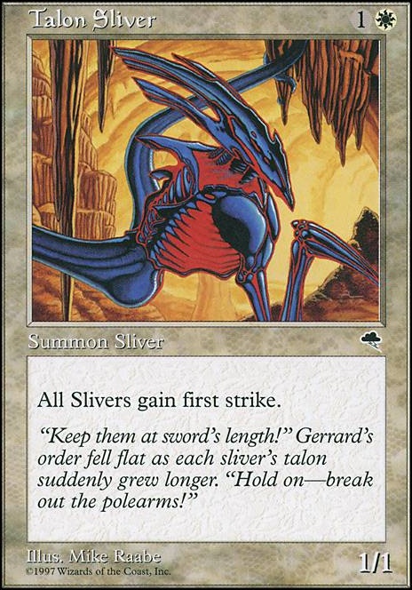 Talon Sliver feature for List of sliver cards
