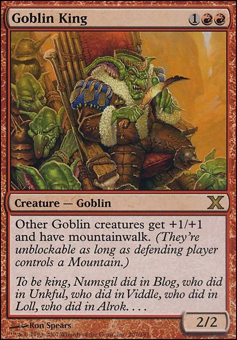 Goblin King feature for The Goblin Throne