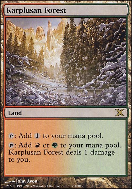 Featured card: Karplusan Forest