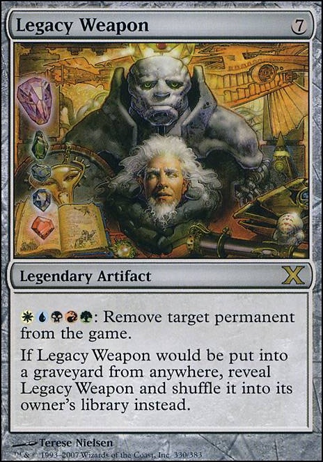 Legacy Weapon feature for QUEST MAGIC: The Mtg RPG!