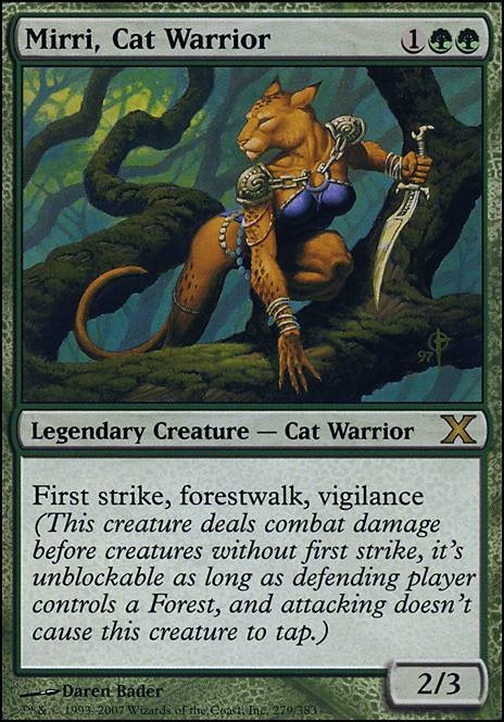Commander: Mirri, Cat Warrior