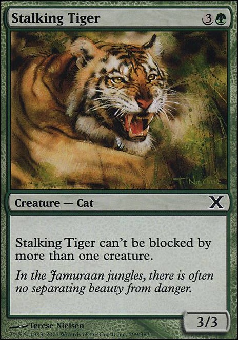 Stalking Tiger feature for Joe Exotic’s Pauper Deck
