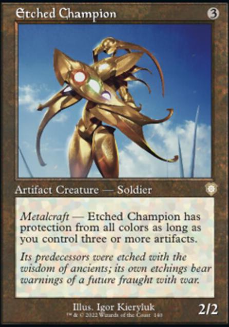 Etched Champion feature for Legacy Aggro Affinity
