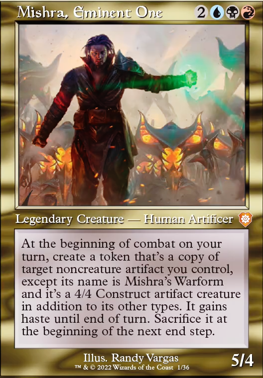 Mishra, Eminent One feature for Reign of Warforms | Mishra EDH