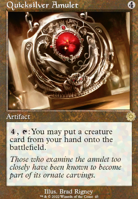 Featured card: Quicksilver Amulet