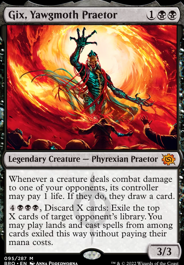 Gix, Yawgmoth Praetor feature for FAST 37 Creatures all Phyrexian! Arena Mythic