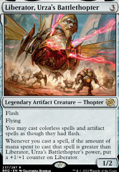 Liberator, Urza's Battlethopter feature for colorless