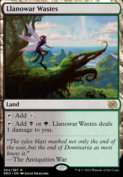 Featured card: Llanowar Wastes