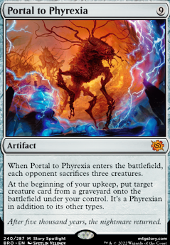Portal to Phyrexia feature for W/R Phyrexian Invoke Justice