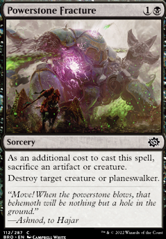Powerstone Fracture feature for sealed