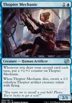 Thopter Mechanic feature for Mono Blue Artisocrats