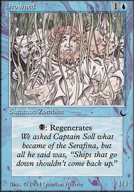 Drowned feature for The Sea of the Damned (Theme Skel Ship/Gyruda EDH)