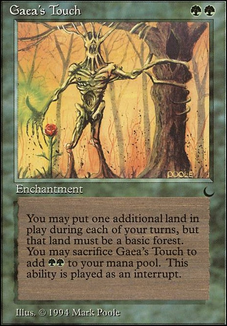 Gaea's Touch feature for Baru, God of Trees (Budget Vintage Stampede)
