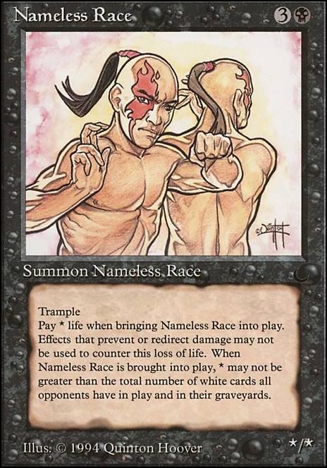 Featured card: Nameless Race