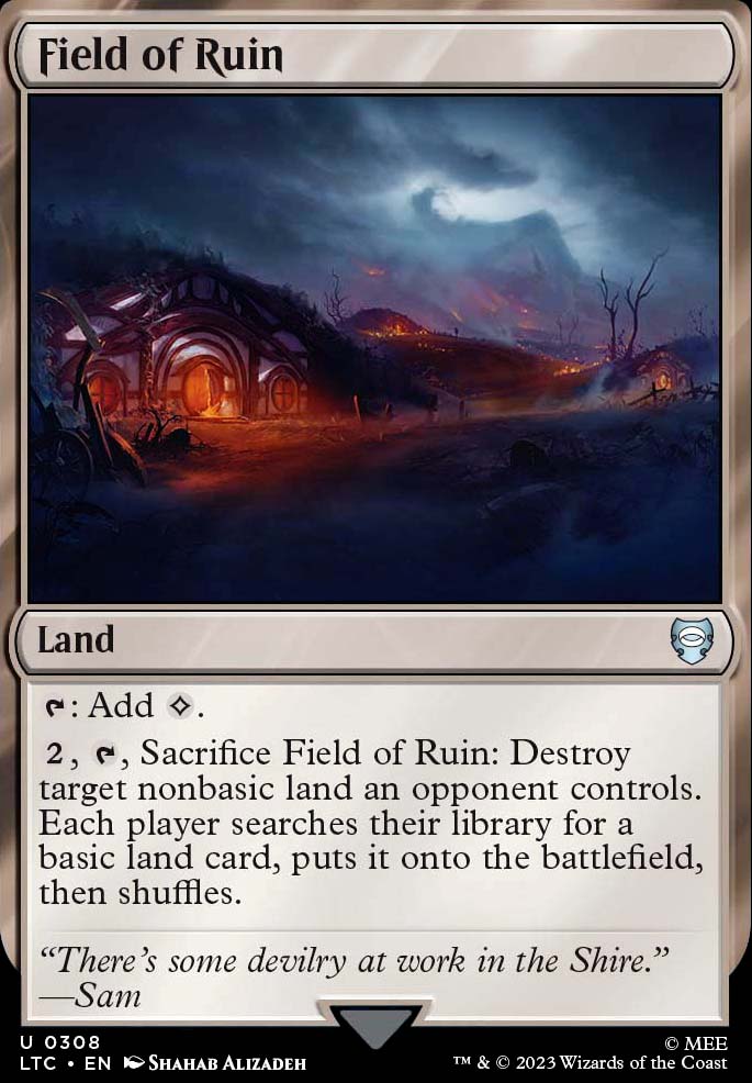 Field of Ruin feature for UW Pull List