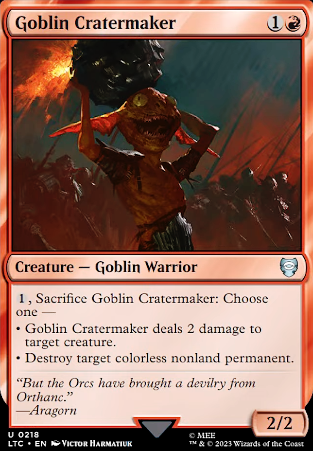 Featured card: Goblin Cratermaker