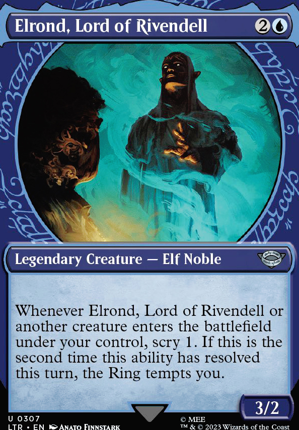 Elrond, Lord of Rivendell feature for Vilya, Ring of Air [Elrond Aggro Tempo]