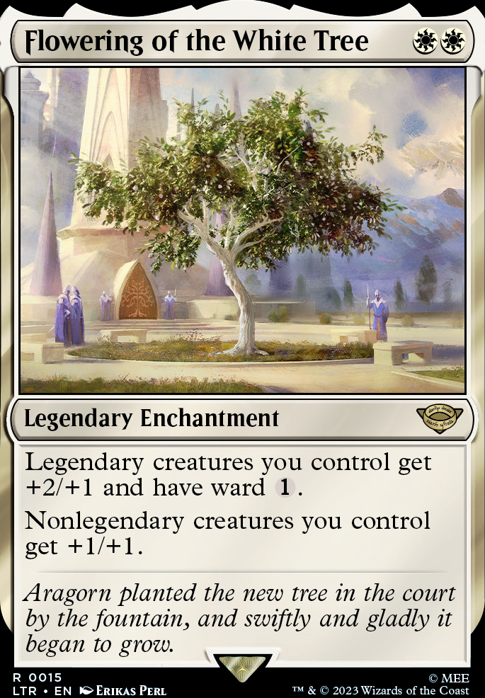 Featured card: Flowering of the White Tree