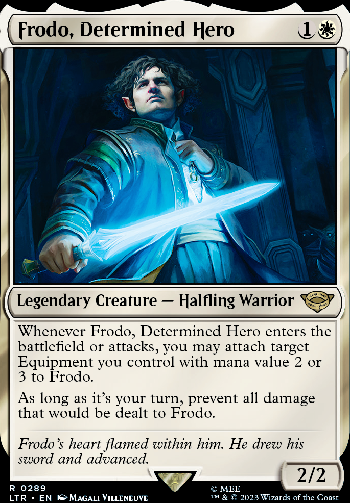 Frodo, Determined Hero feature for Frodo, Wielder of All Equipment