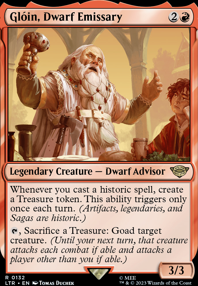 Featured card: Gloin, Dwarf Emissary