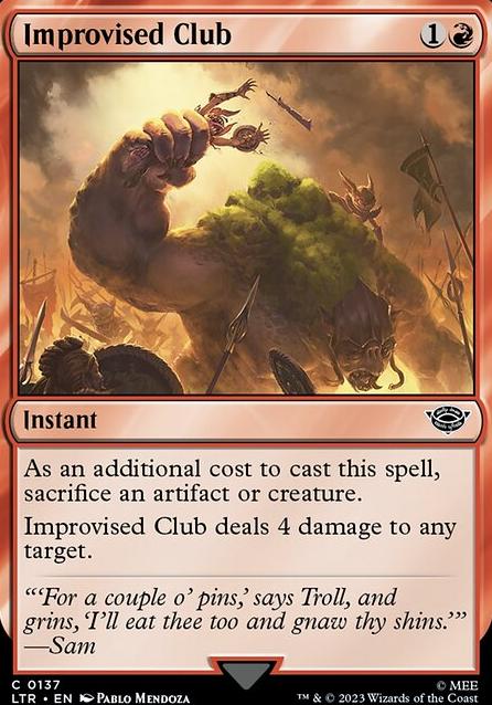 Featured card: Improvised Club