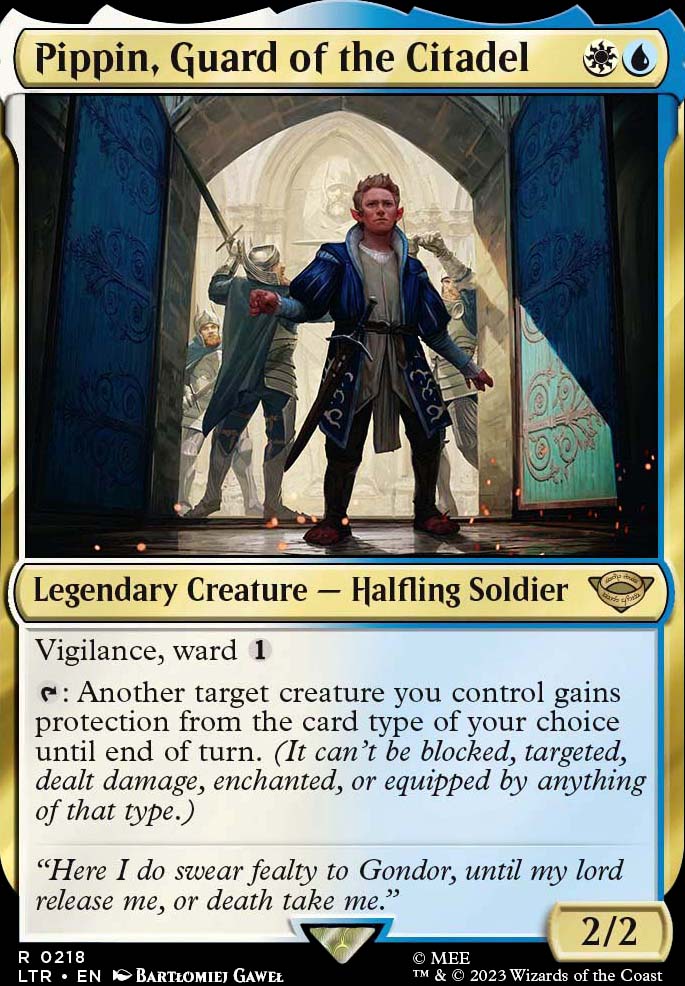 Pippin, Guard of the Citadel feature for Jacked Halflings ((MODERN // Jeskai Legend Aggro))