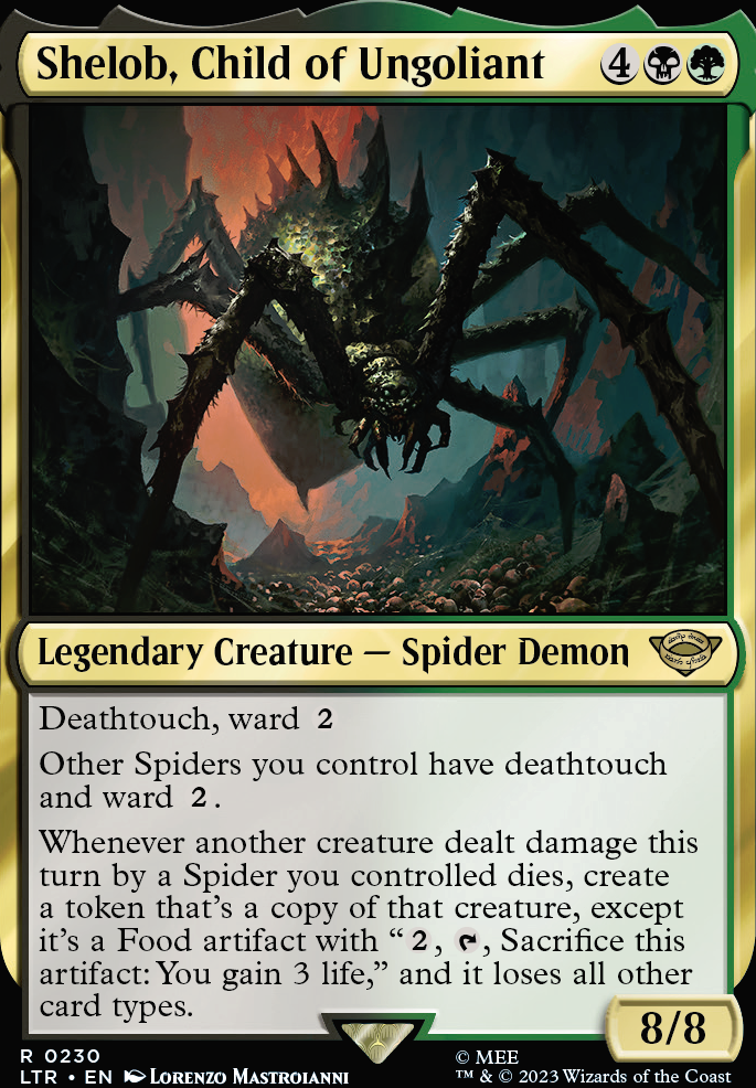 Shelob, Child of Ungoliant feature for Shelob Spider/Infect EDH - Darkness Got You Like
