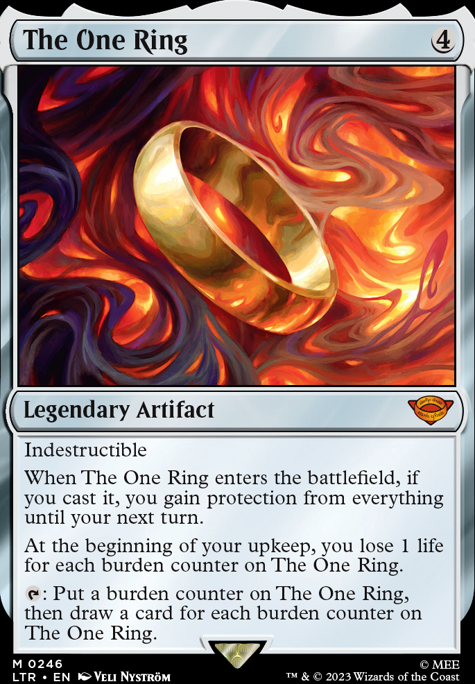 The One Ring feature for Sauron, the dark lord