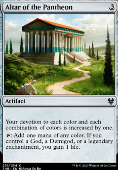 Altar of the Pantheon feature for Theros Brawl Cube