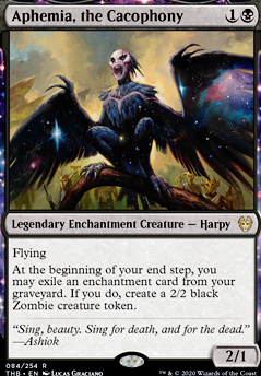 Aphemia, the Cacophony feature for Black Enchantments - Jumpstart