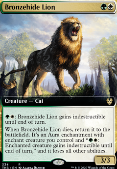 Featured card: Bronzehide Lion