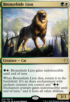 Featured card: Bronzehide Lion