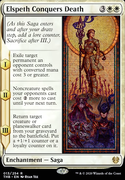 Featured card: Elspeth Conquers Death