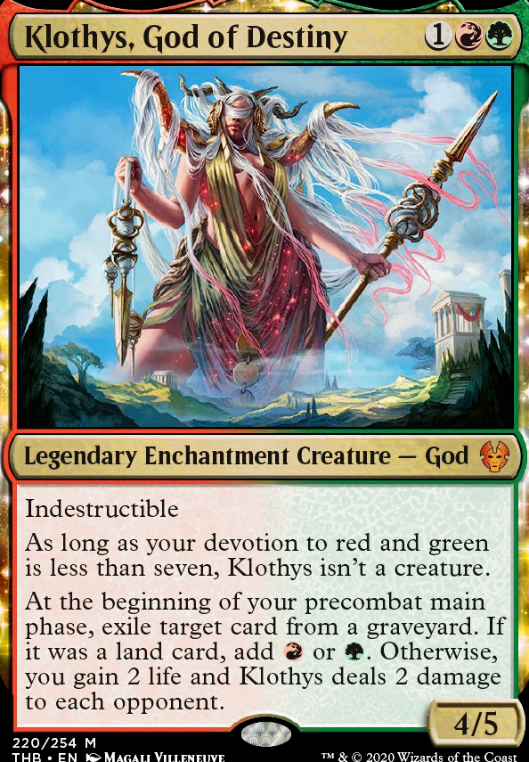 Featured card: Klothys, God of Destiny