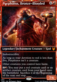 Featured card: Purphoros, Bronze-Blooded