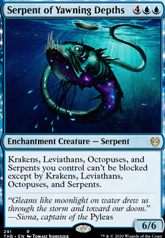 Serpent of Yawning Depths feature for Koma, Worldslayer Serpent