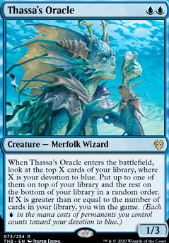 Thassa's Oracle feature for Three Fates