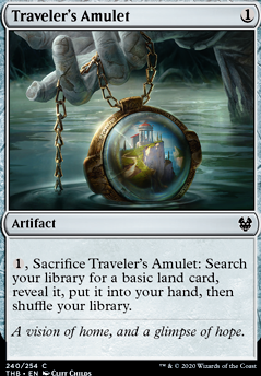 Traveler's Amulet feature for Sai, Master Thopterist $25 deck