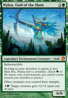 Nylea, God of the Hunt feature for Budget Ramp Hydra + Other Assorted Green Monsters