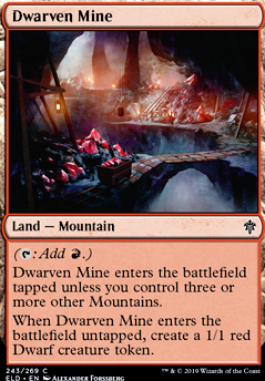 Dwarven Mine feature for Pariah's Red Leftovers Deck