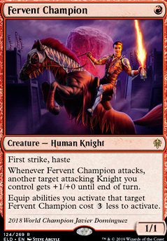 Fervent Champion feature for Boros Knights