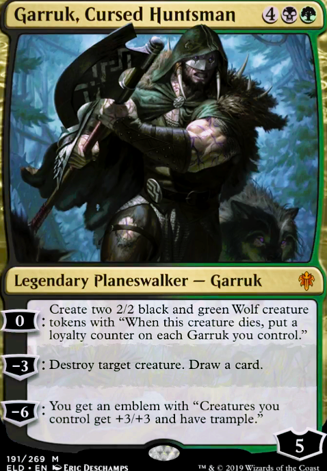 Garruk, Cursed Huntsman feature for Tribal Garruk