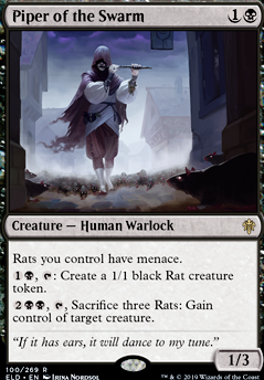 Piper of the Swarm feature for Liliana, Queen of Rats