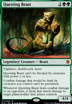 Questing Beast feature for Old green trying to be mean