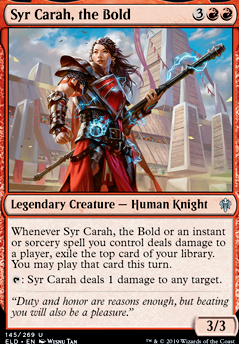 Commander: Syr Carah, the Bold