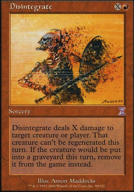 Featured card: Disintegrate