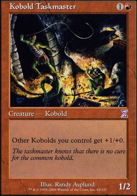 Kobold Taskmaster feature for Kobolds Hoarding Treasure