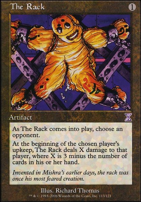 The Rack feature for Cao Cao, Lord of Wei EDH DECK
