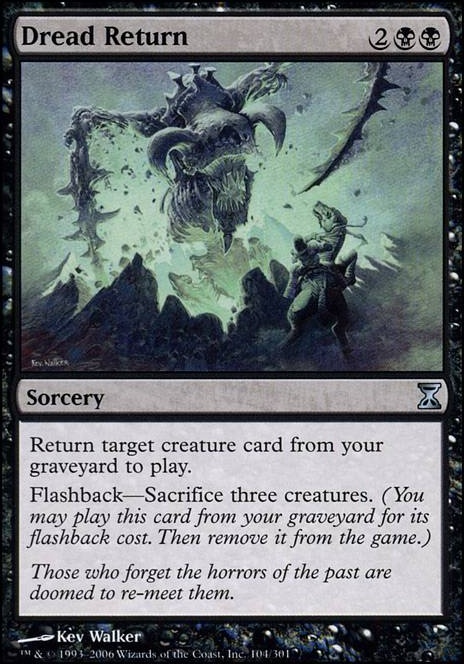Featured card: Dread Return